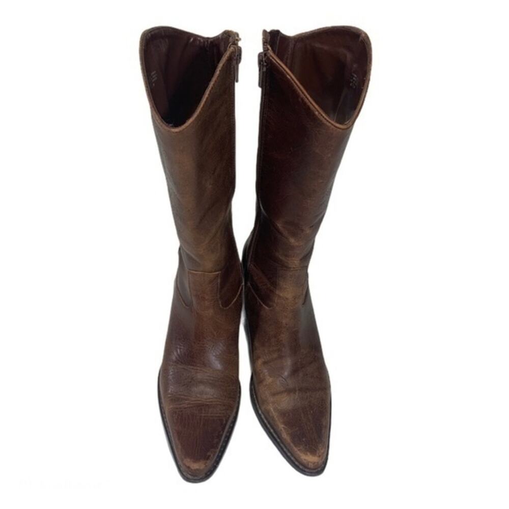 Matisse Brown Leather Pointed-Toe Western Boot - Picture 5 of 8